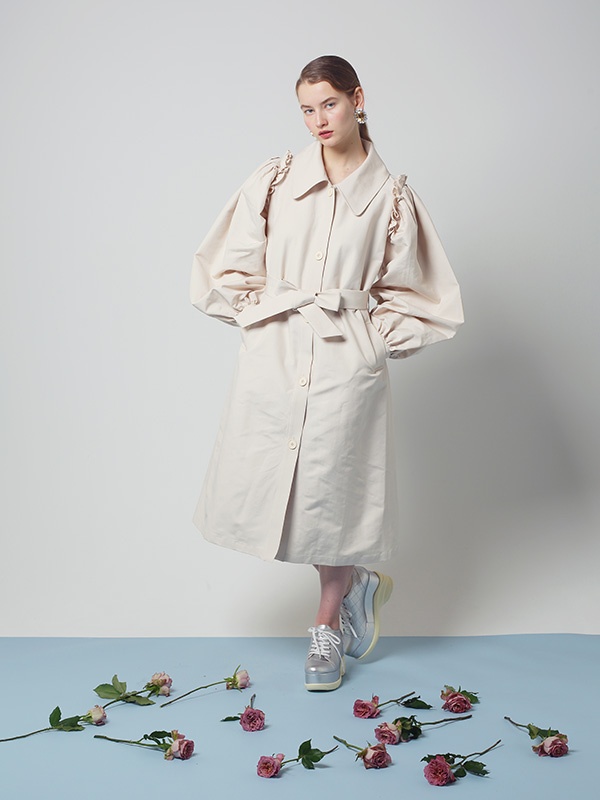 volume sleeve trench coat | 商品詳細 | HONEY MI HONEY