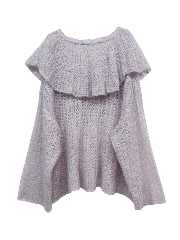 frill collar crochet knit | 商品詳細 | HONEY MI HONEY