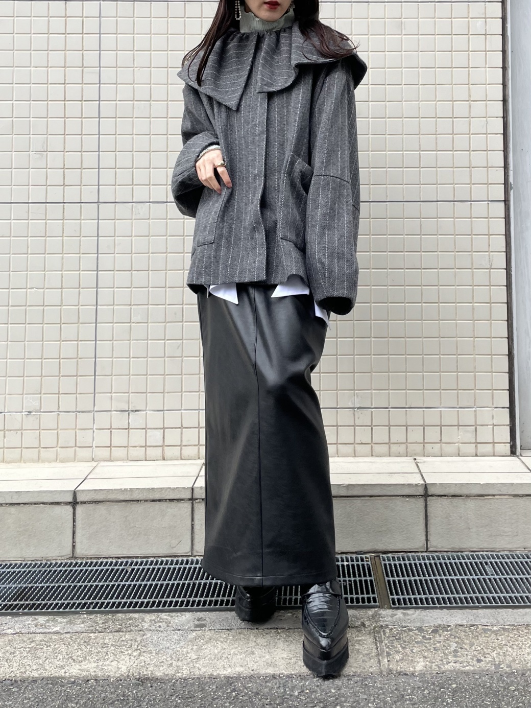 big collar tweed coat | 商品詳細 | HONEY MI HONEY