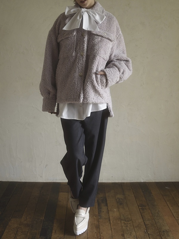 oversize boa jacket | 商品詳細 | HONEY MI HONEY