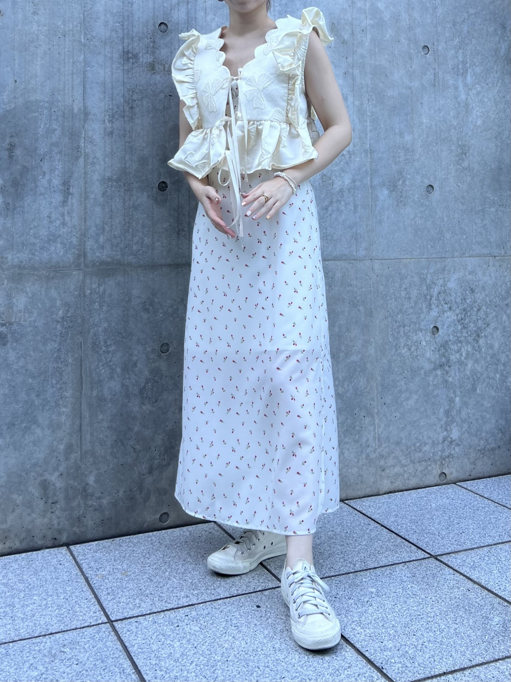 ribbon jacquard frill blouse | 商品詳細 | HONEY MI HONEY