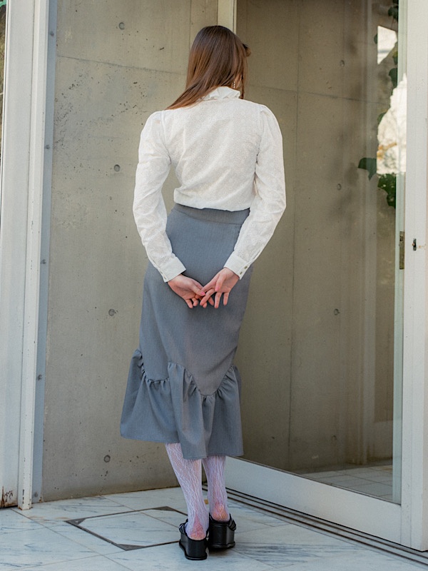 volume frill long skirt | 商品詳細 | HONEY MI HONEY