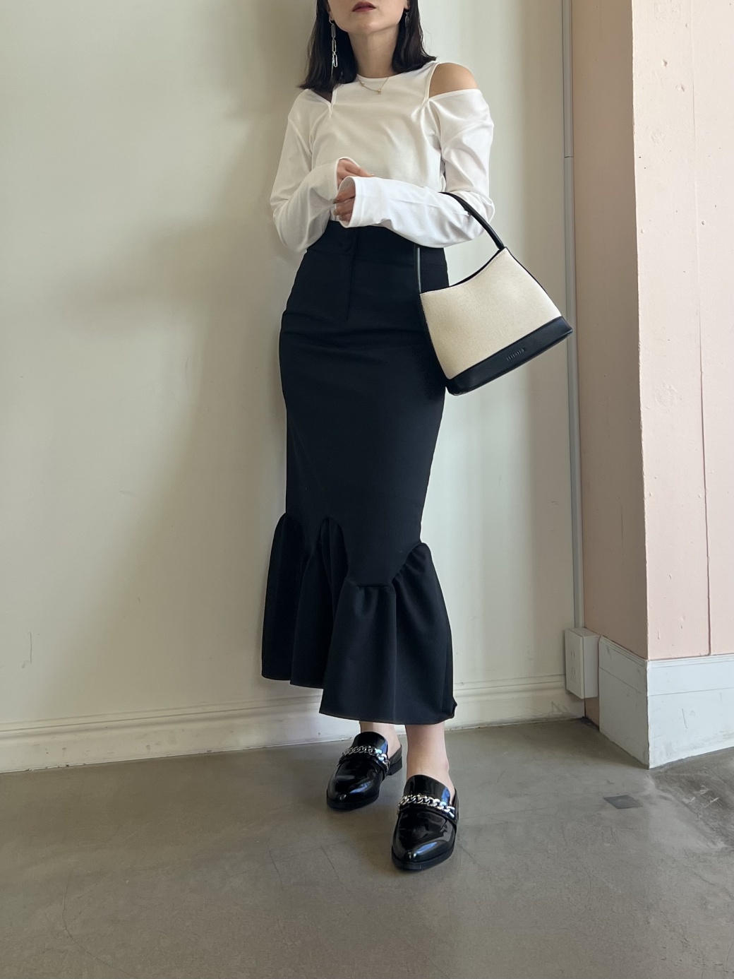 volume frill long skirt | 商品詳細 | HONEY MI HONEY