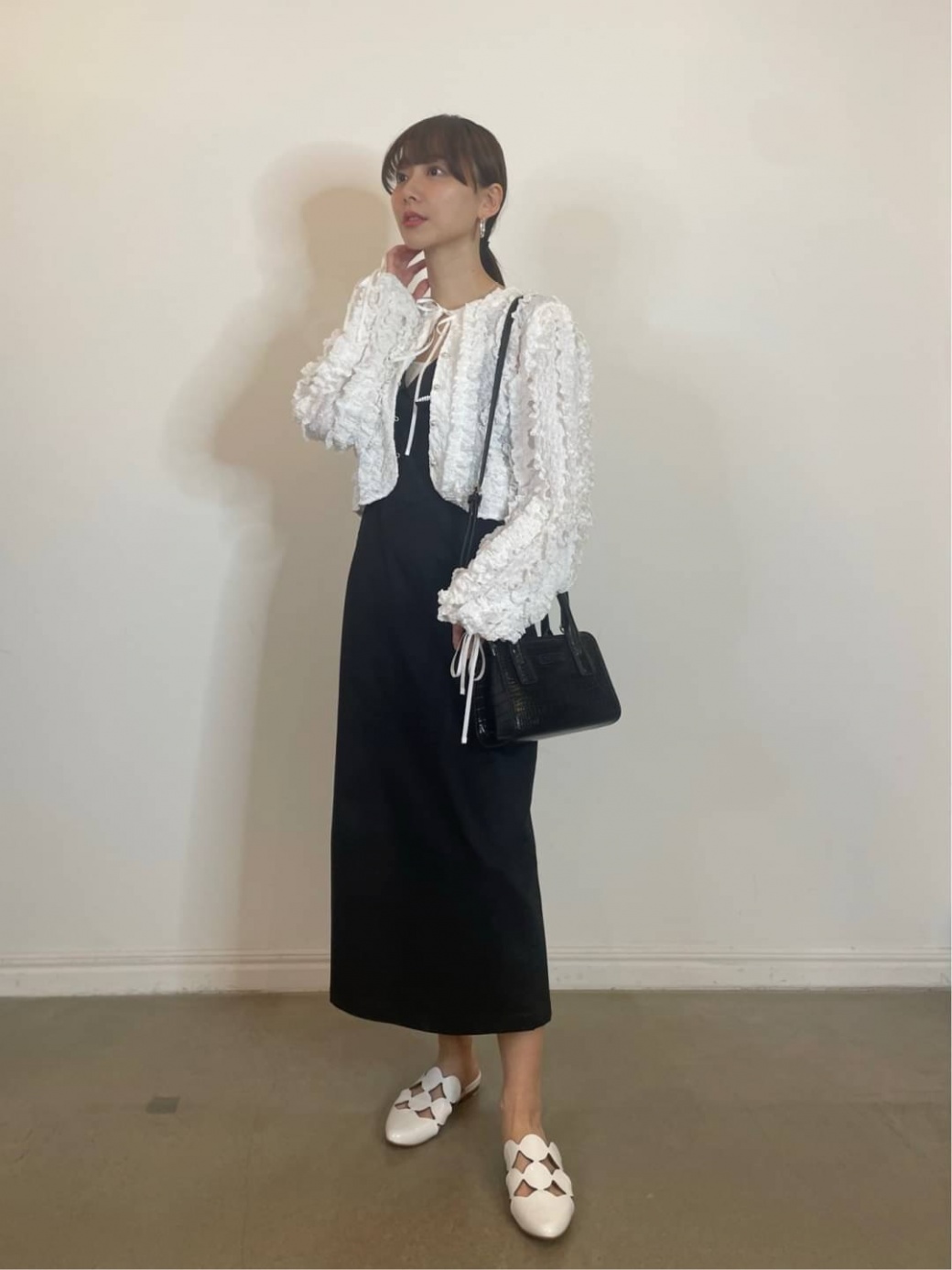 shirring frill cardigan | 商品詳細 | HONEY MI HONEY