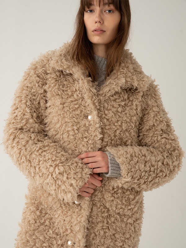poodle fur coat | 商品詳細 | HONEY MI HONEY