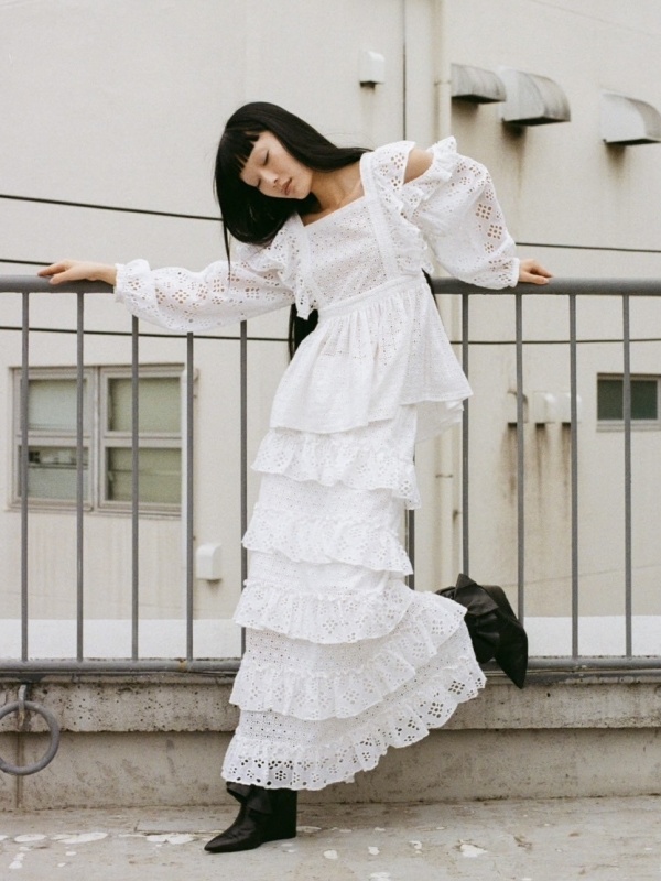 cotton lace tiered skirt | 商品詳細 | HONEY MI HONEY